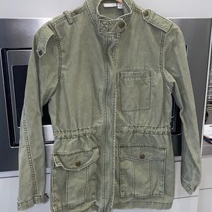 Green cargo jacket